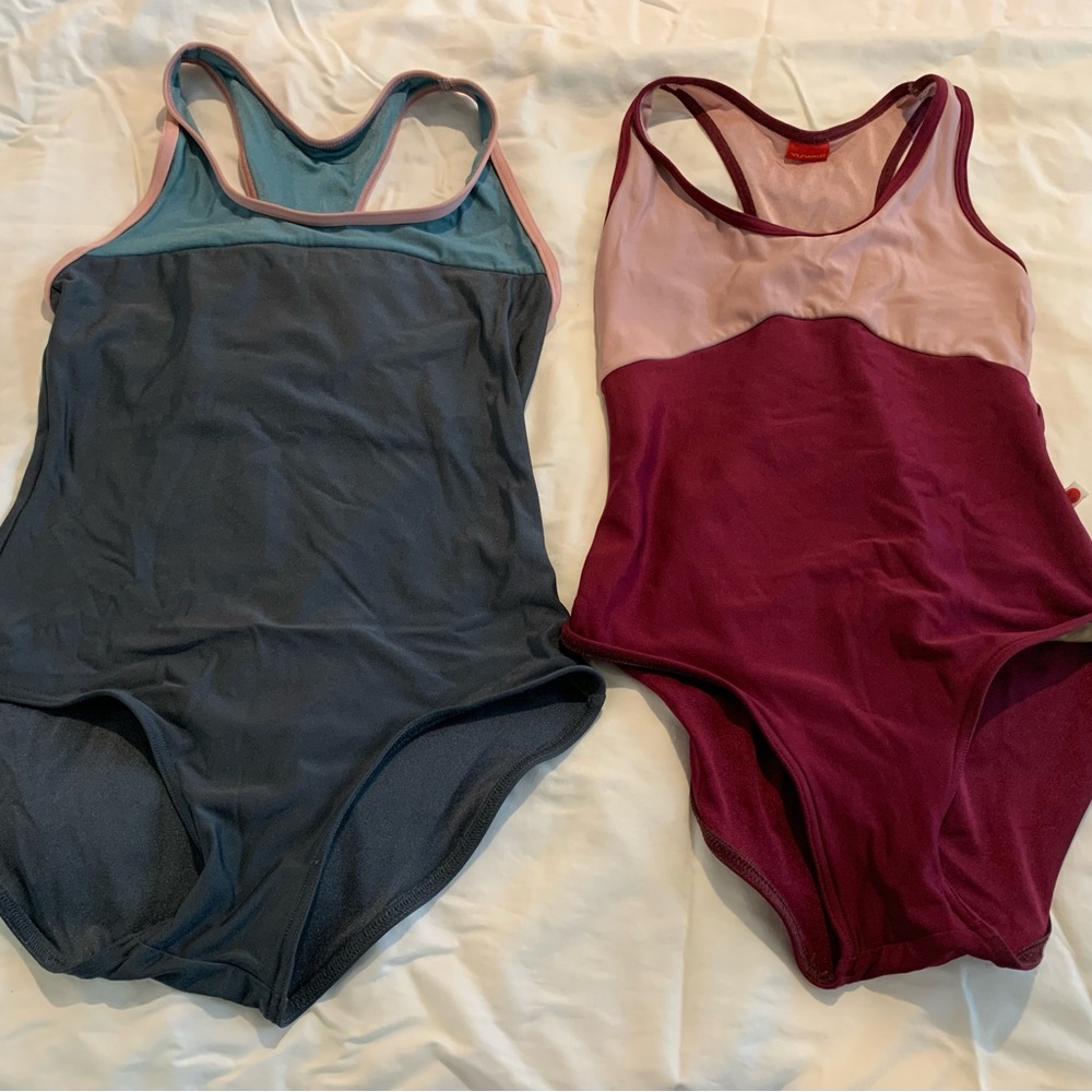 Set of 2 Yumiko Leotards Erica Laura Large
